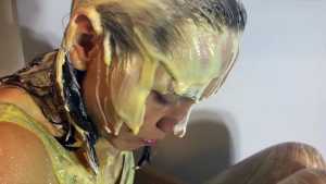oiled-and-creamed-girl-gunged-on-holiday