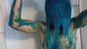 oiled-and-creamed-girl-gunged-on-holiday